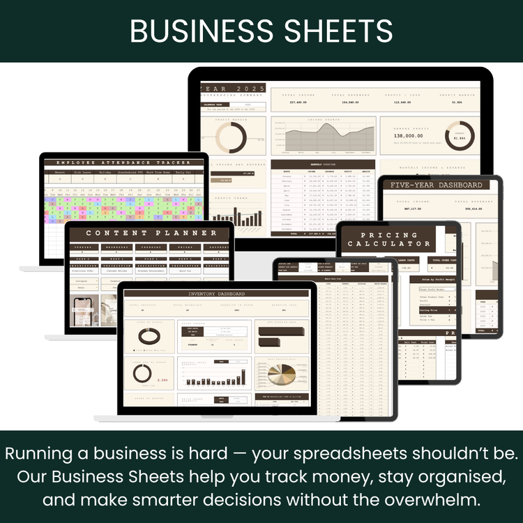 Business Sheets