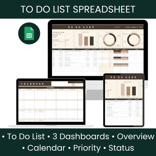To Do List Spreadsheet