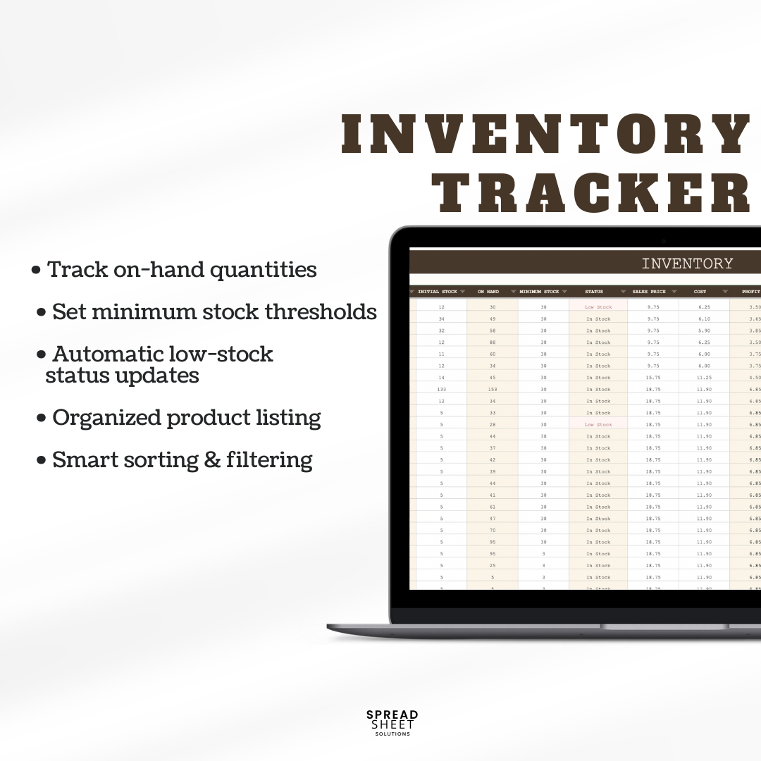 Inventory Spreadsheet