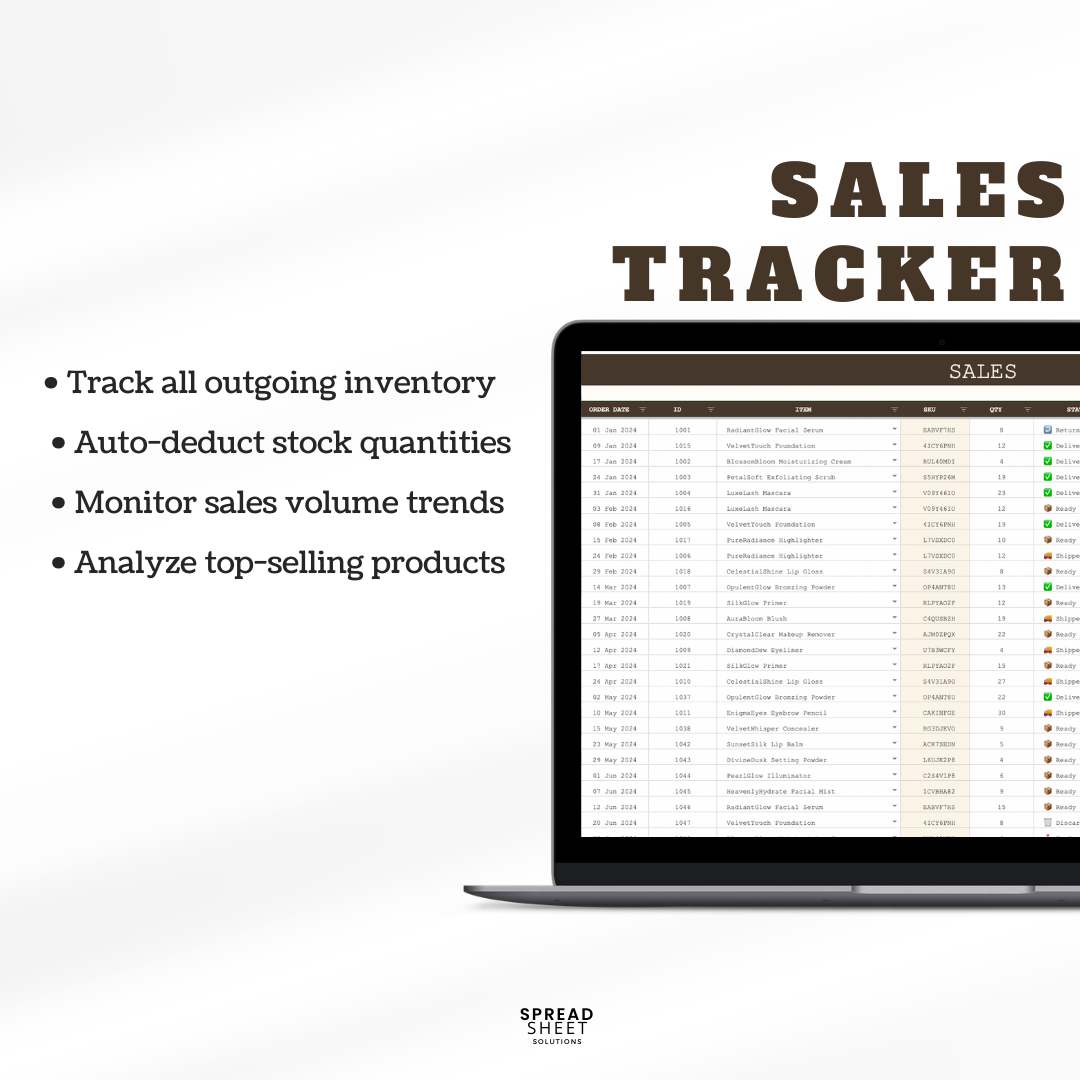 Inventory Spreadsheet