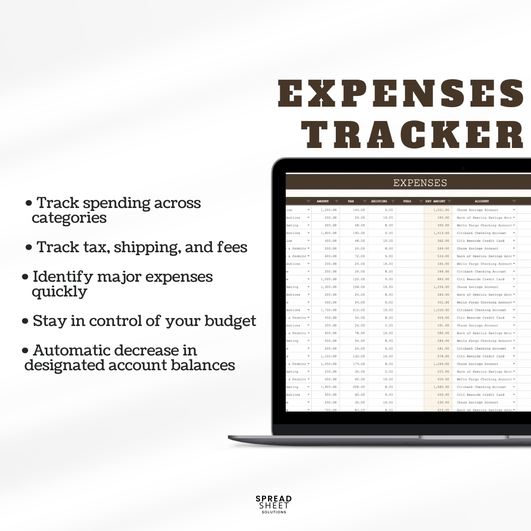 Cashflow & Profit Tracker Spreadsheet